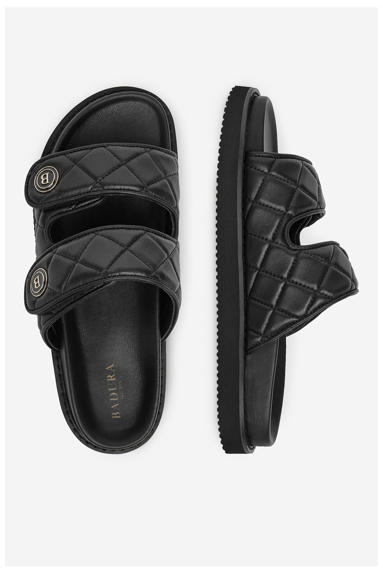 Klapki Badura CACTUS-124AL2309 Czarny