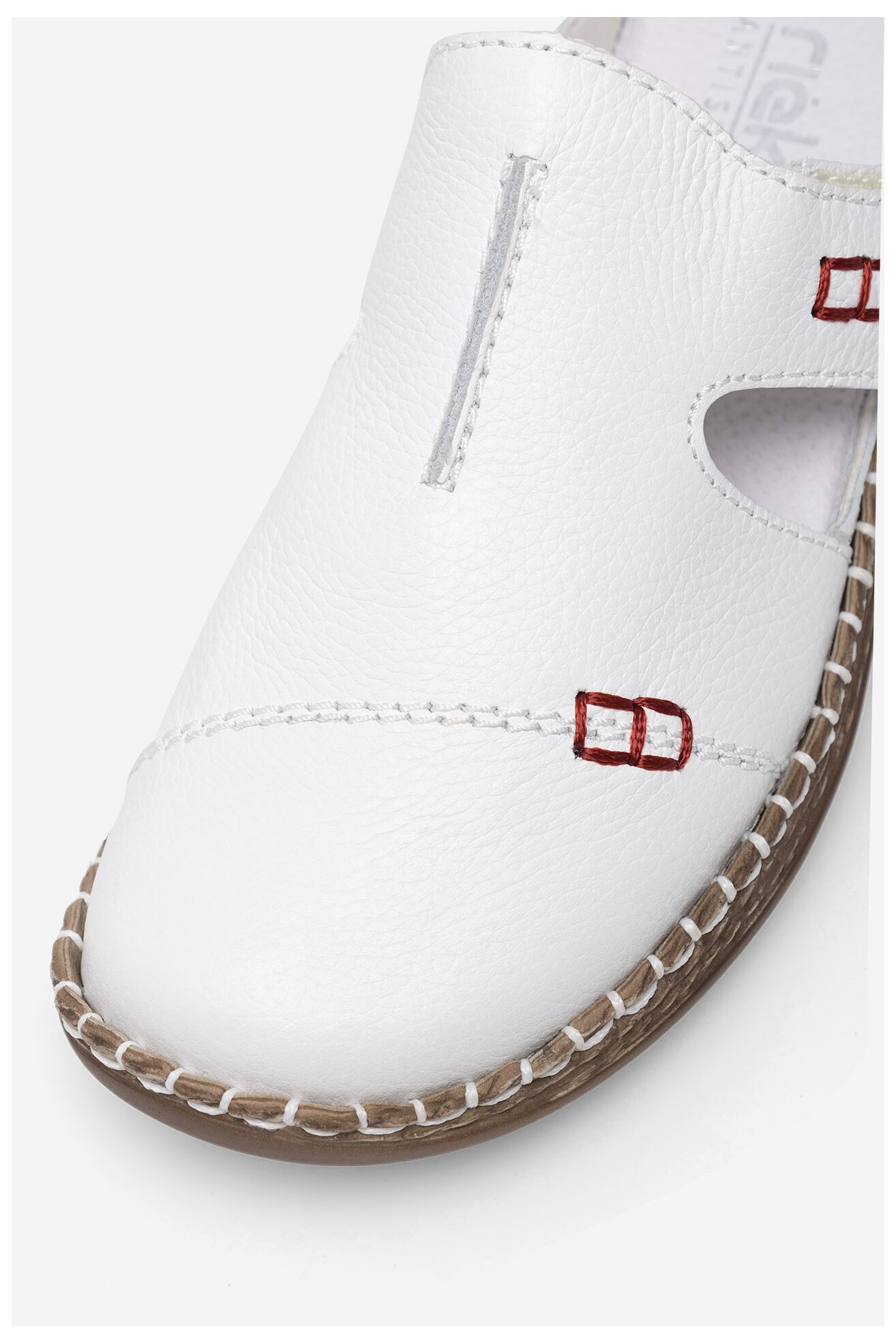 Klapki Rieker 46462-80 Biały