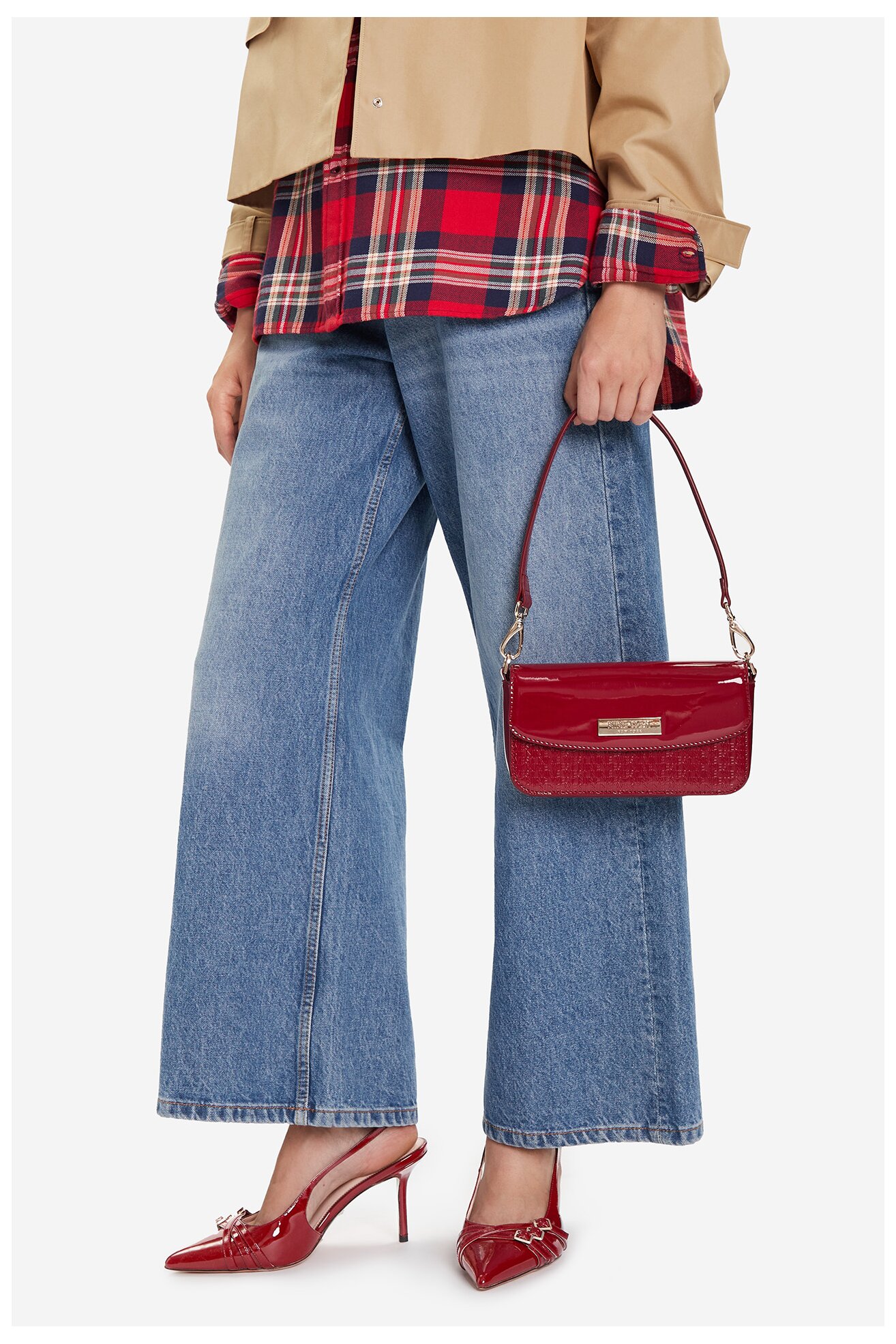 Дамска чанта NINE WEST CEO-MISSISIPI-I-LDA8009 ЧЕРВЕН