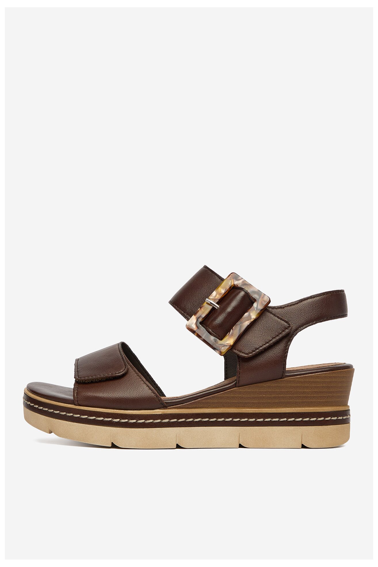 Sandały Remonte CEO-D2L53-25 Brązowy ciemny