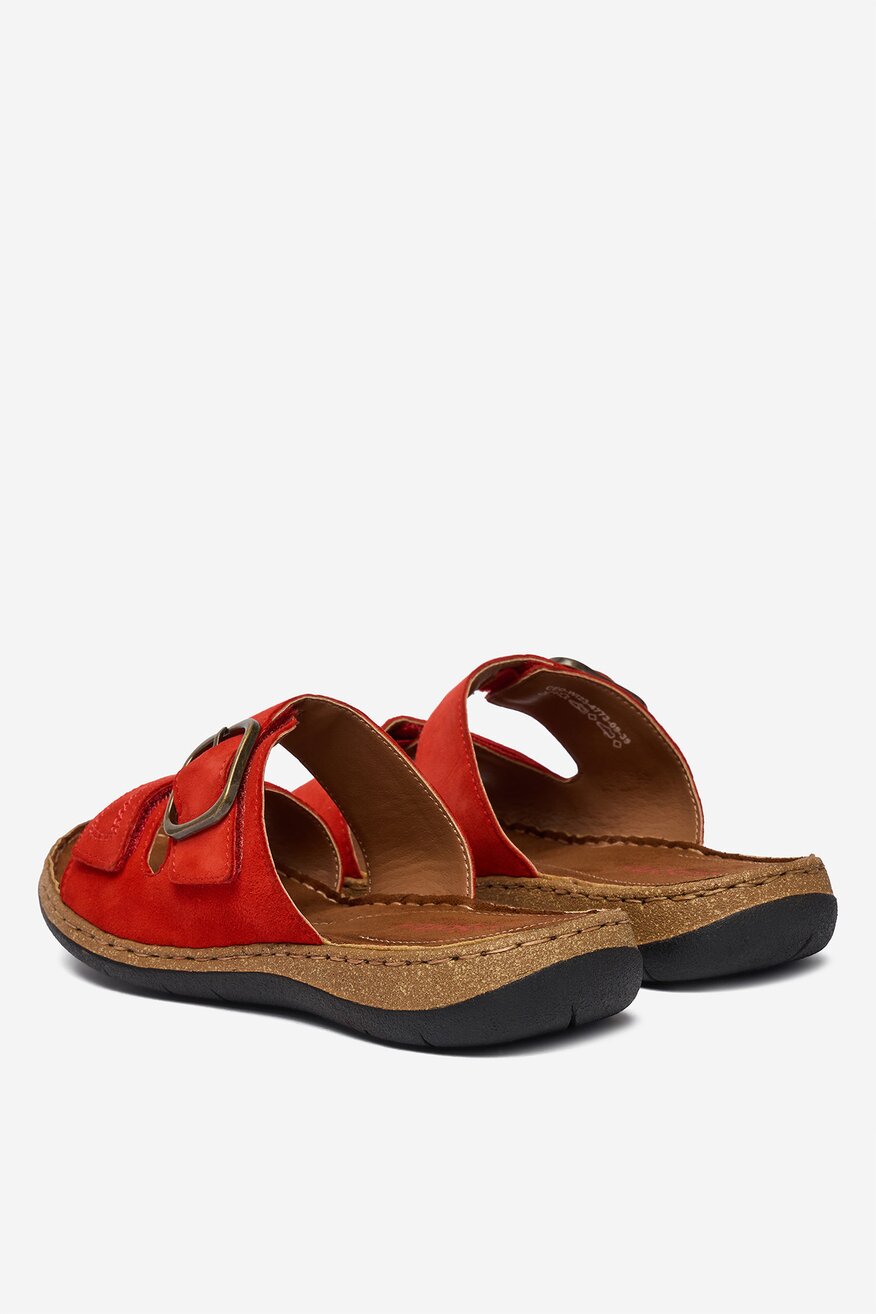 
                Go Soft - Klapki skórzane - 5906751950876