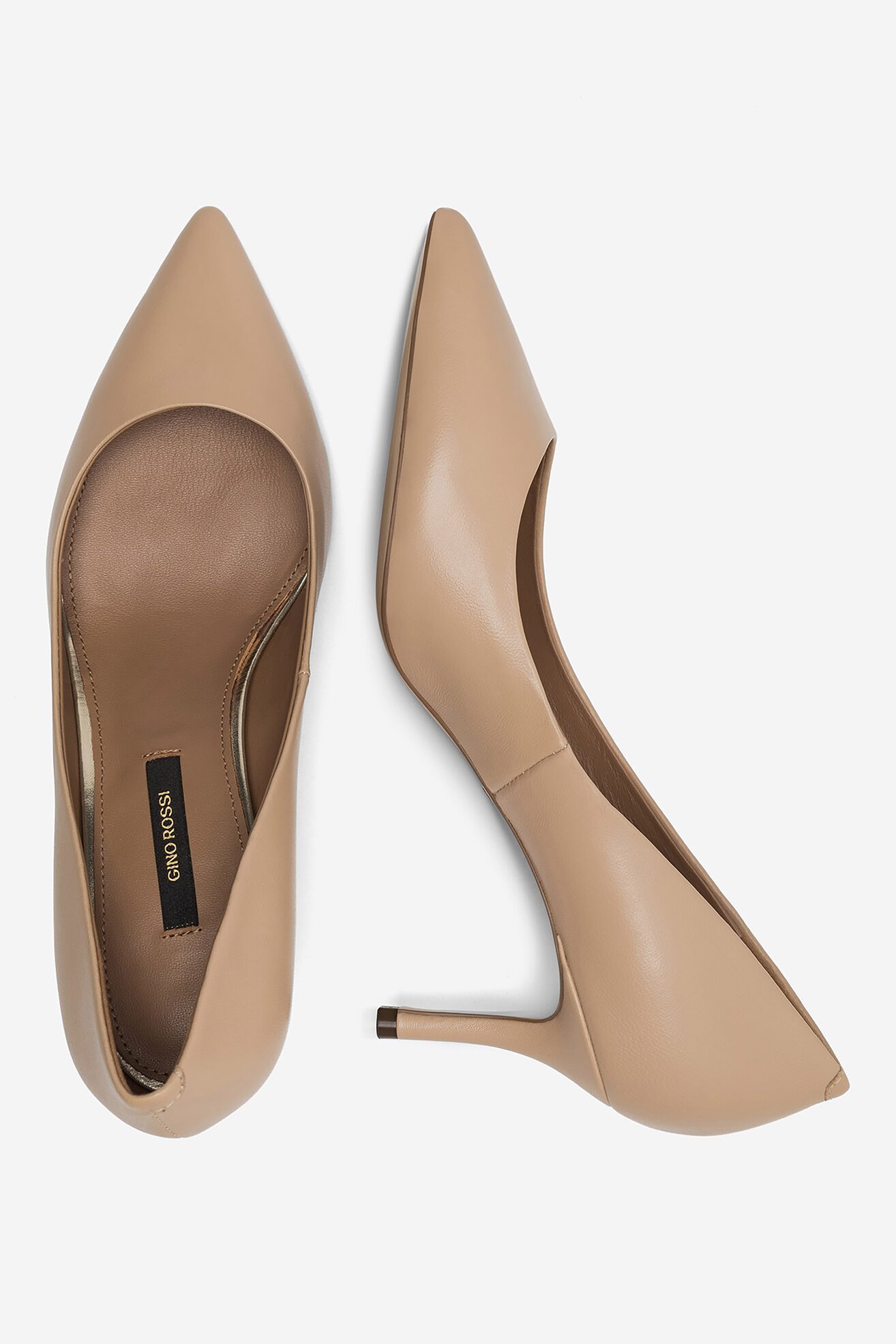 Елегантни обувки Gino Rossi V255-03 БЕЖОВ