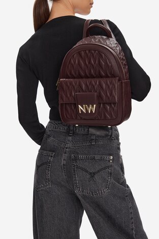 Рюкзак NINE WEST CEO-ASTORIA-AURA-LX10163 ТЕМНО-КОРИЧНЕВИЙ