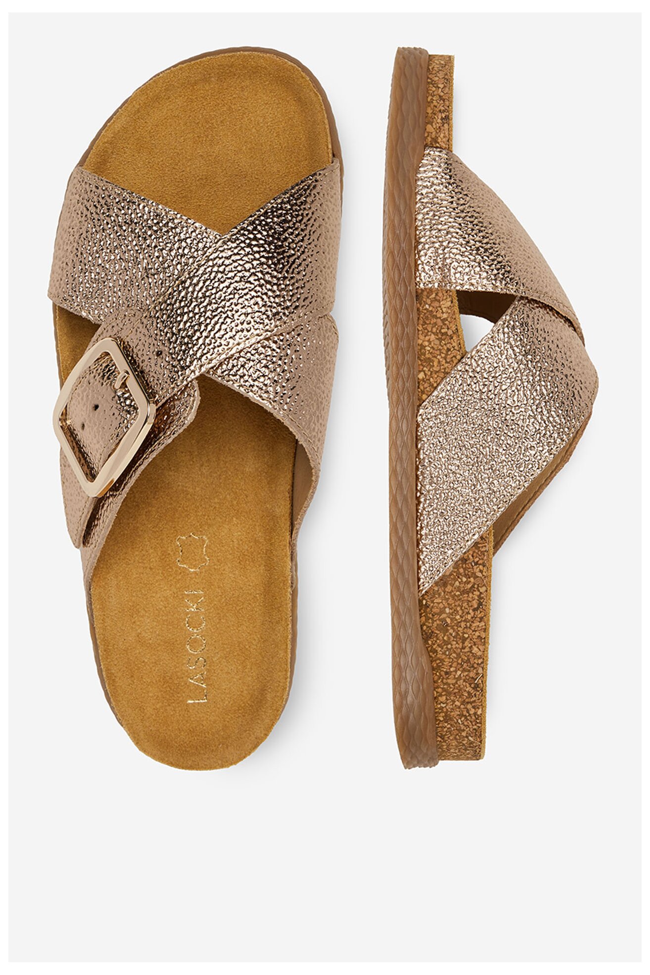 Шльопанець Lasocki ARC-BIERGE-19 ЗОЛОТИЙ