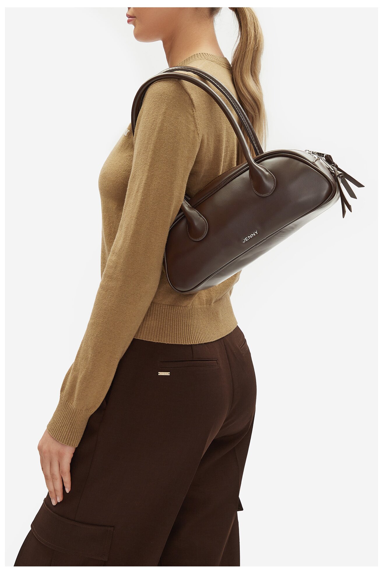 Kézitáska Jenny JFR-B-003-07 BARNA