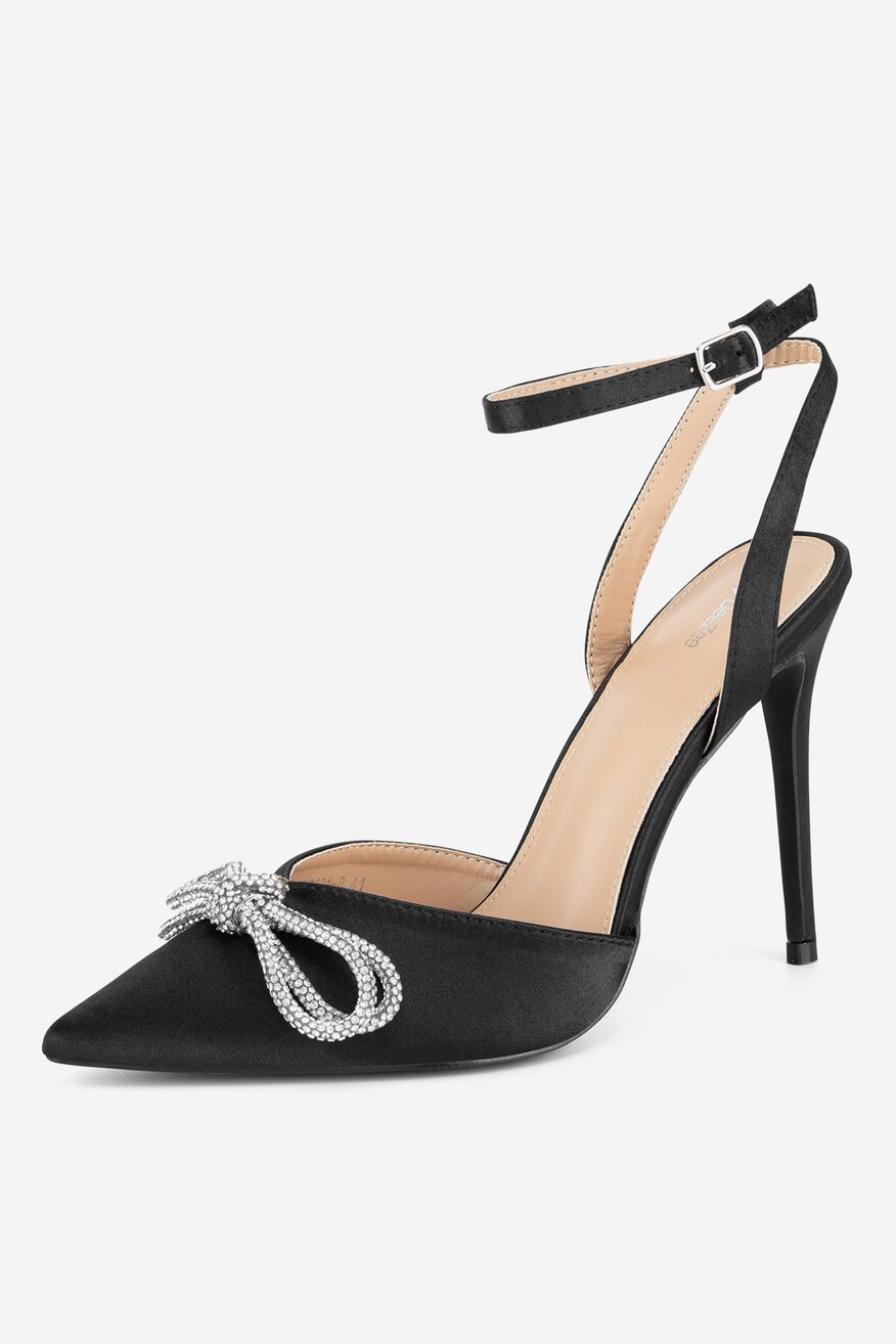 Pantofi cu toc DeeZee NEGRU - 5904410730616