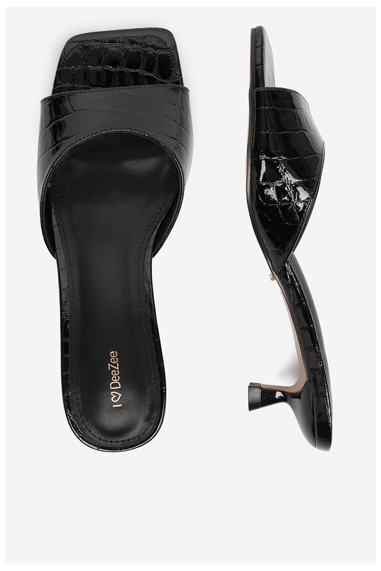 Klapki DeeZee CEO-TS6253-01 Czarny