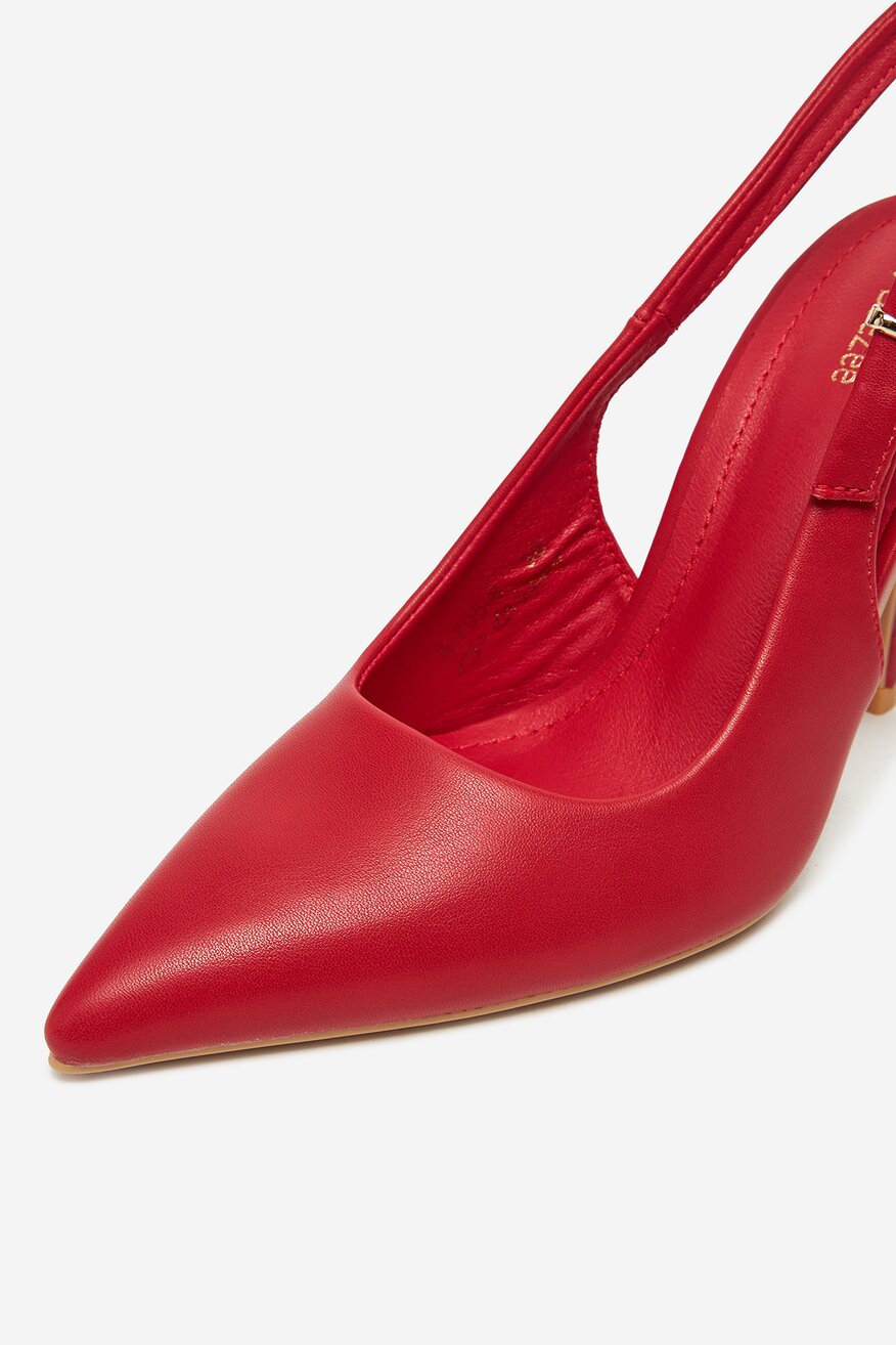 Pantofi cu toc DeeZee ROŞU - 5906751154755