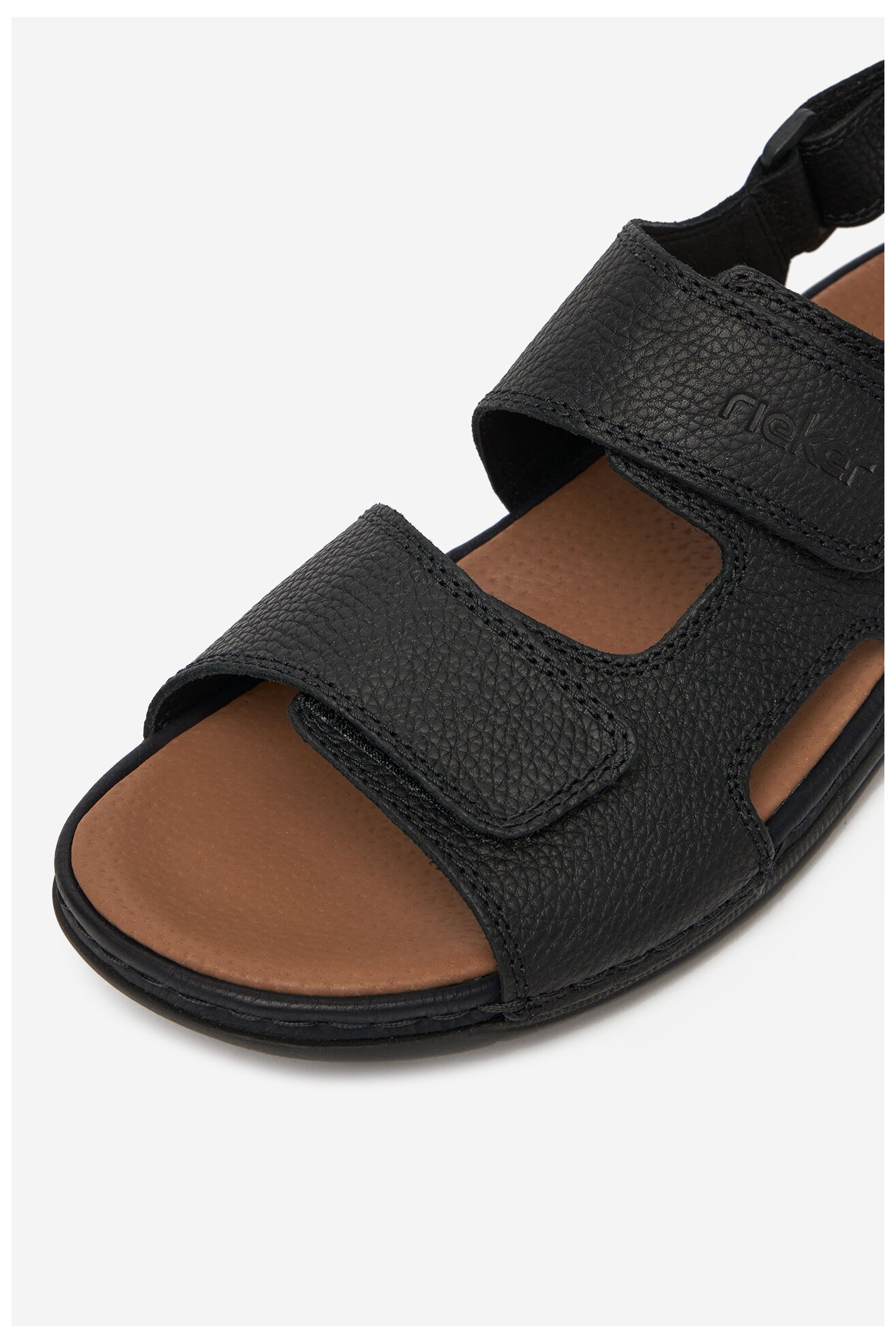 Szandál Rieker 25558-01 FEKETE