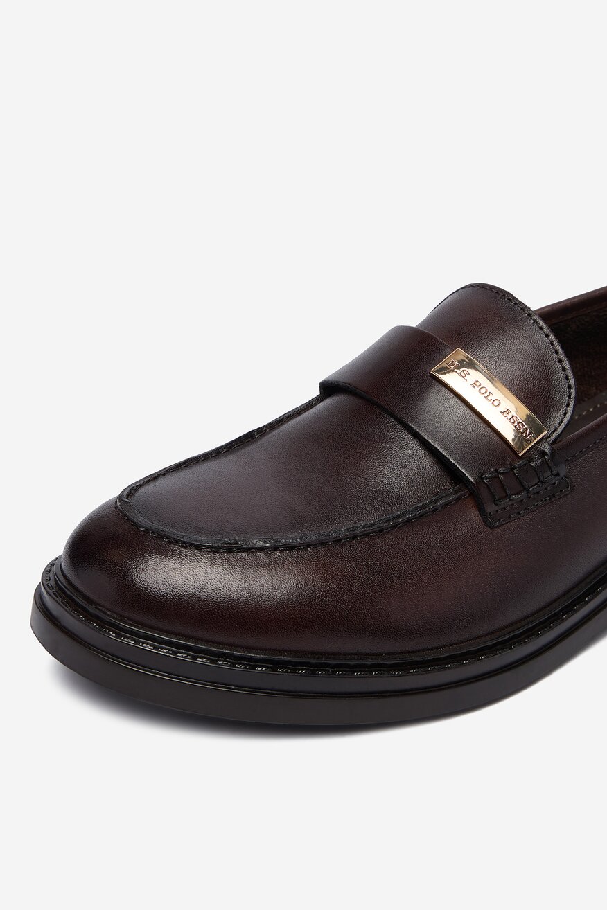 
                U.S. POLO ASSN. - Loafersy skórzane - 5907964012603