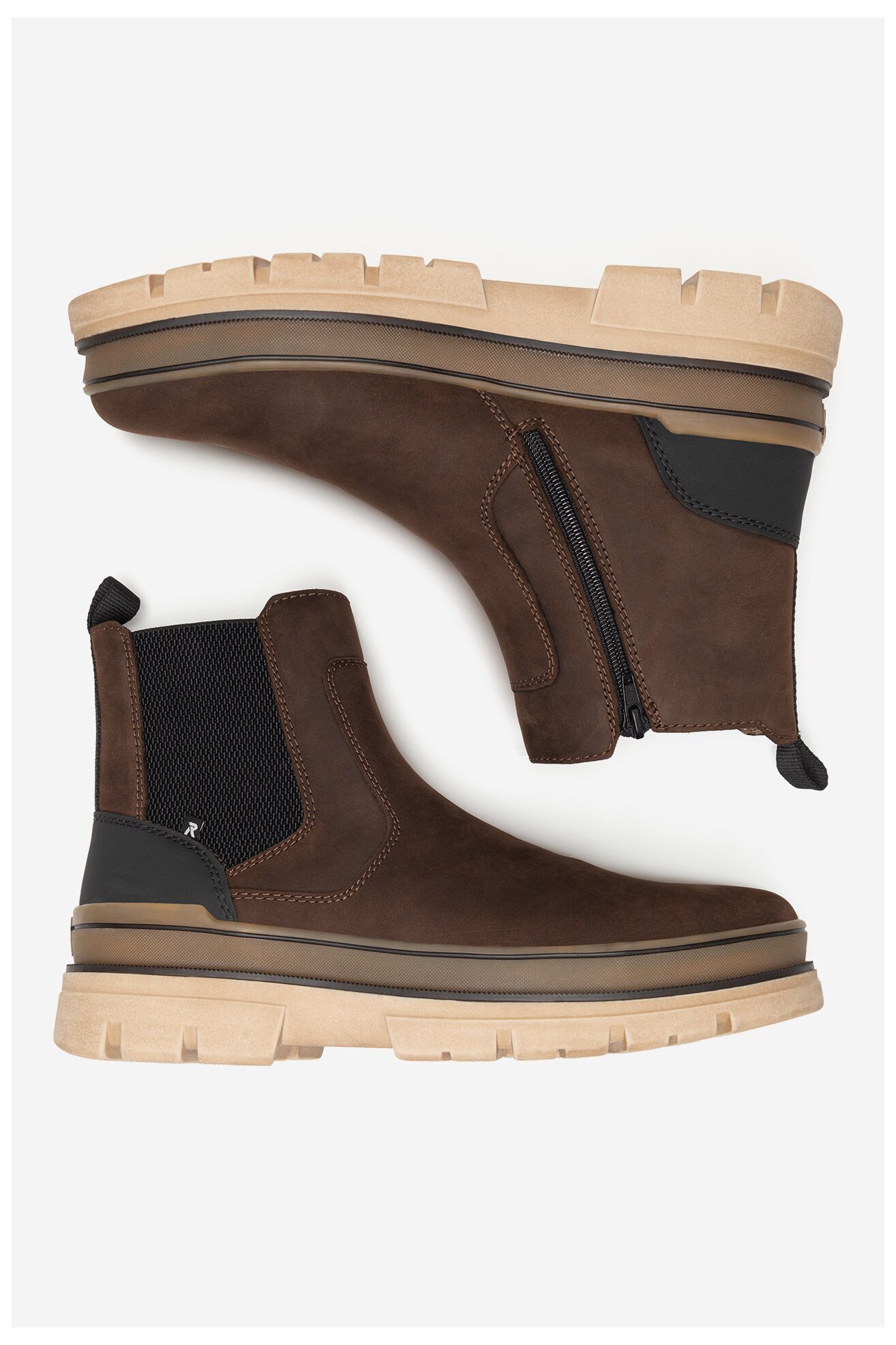 Bokacsizma Rieker Revolution Lifestyle U1272-25 BARNA