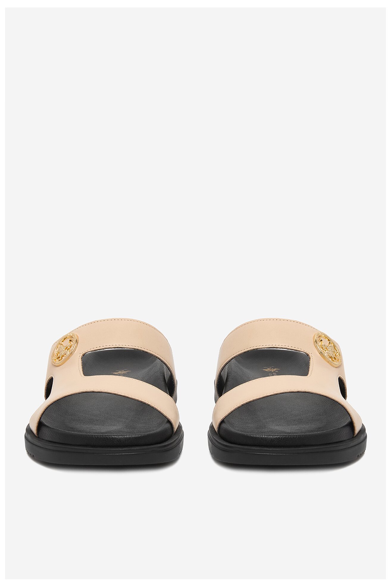 Klapki Beverly Hills Polo Club EO-WI16-SERDINIA-04 Beżowy