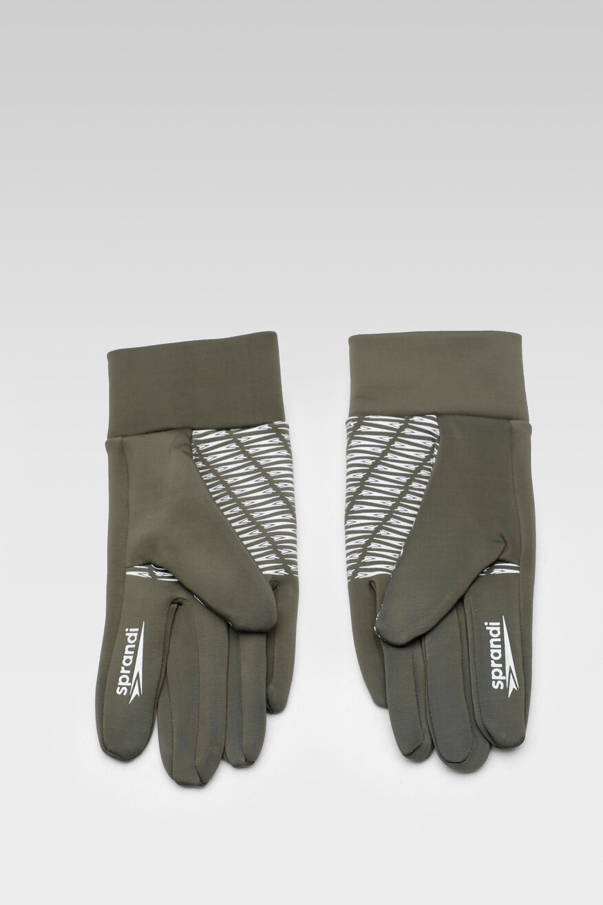Sprandi - Rękawiczki damskie khaki - 5904248936457