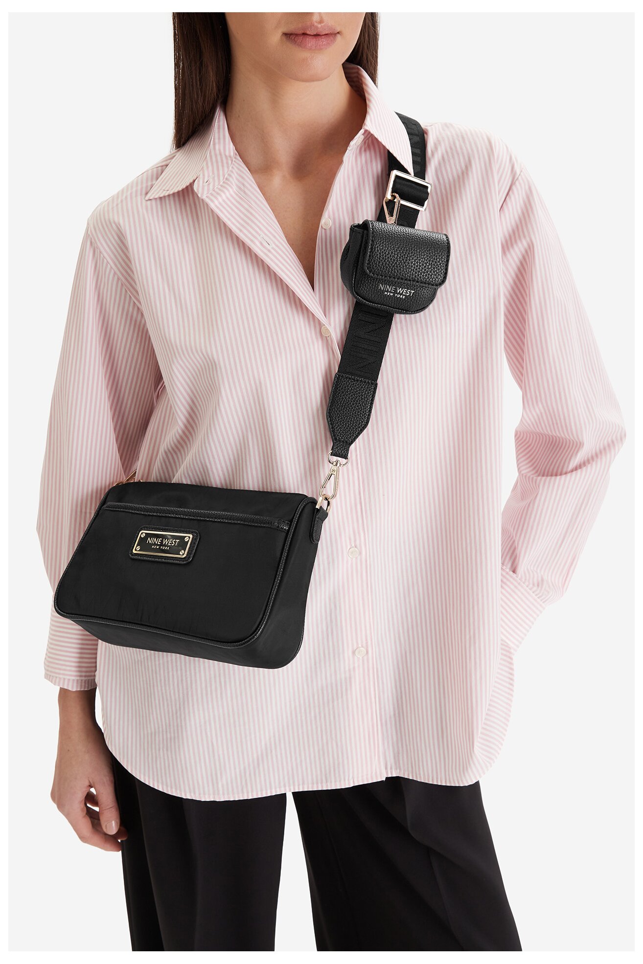 Дамска чанта NINE WEST CEO-MARISSE-LA374-4707 ЧЕРЕН