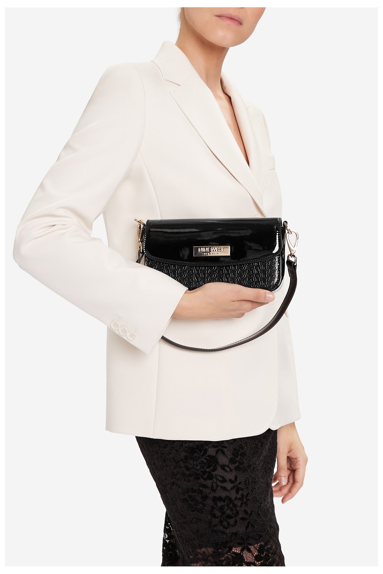 Дамска чанта NINE WEST CEO-MISSISIPI-I-LDA8009 ЧЕРЕН