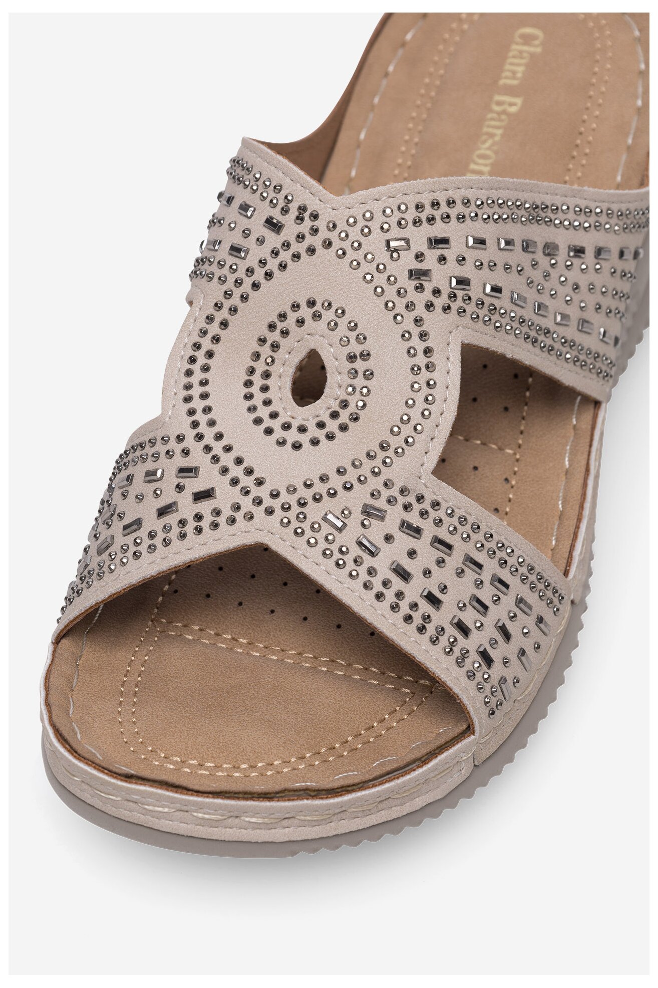 Шльопанець Clara Barson WYL05010-30 БЕЖЕВИЙ