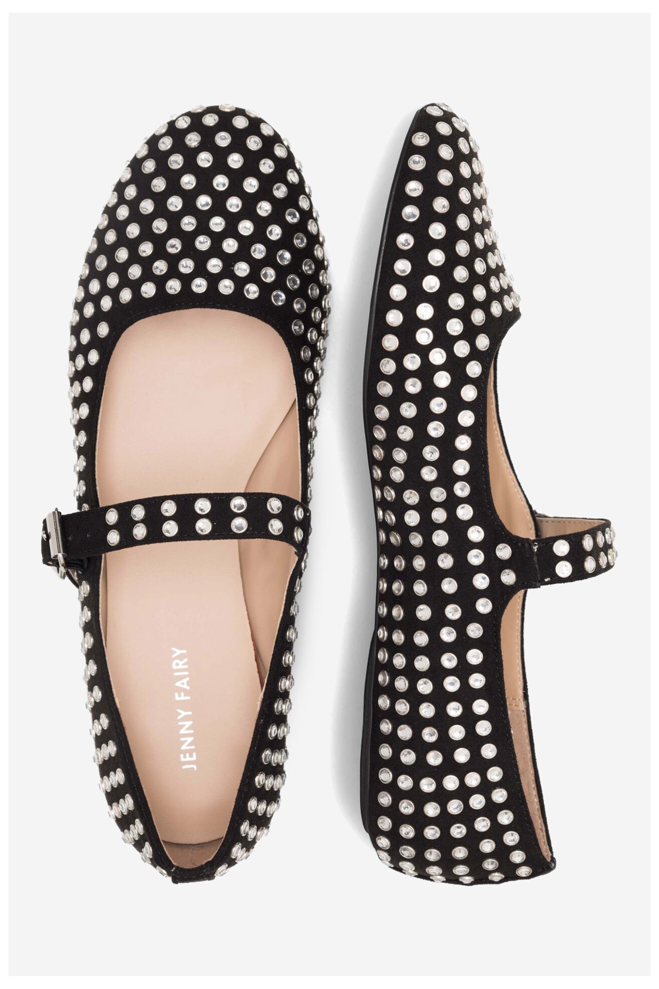 Baleriny Jenny Fairy SHINY WYL04166-1 Czarny