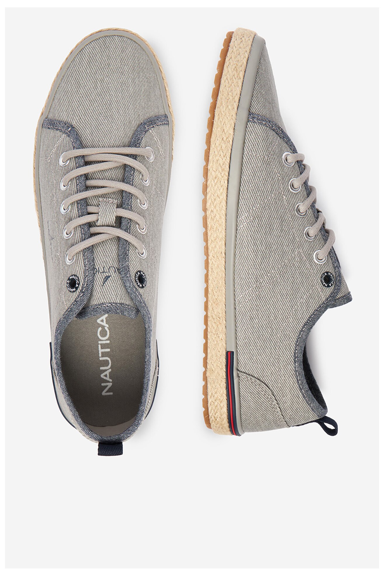 Espadryle NAUTICA CEO-LEADSMAN-01 Szary