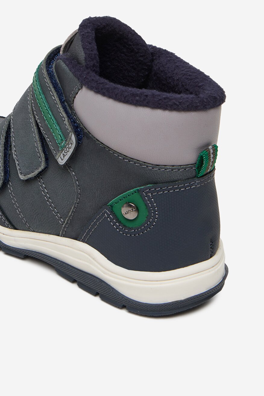 Šněrovací vyšší obuv Lasocki Kids TMAVĚ MODRÁ - 5906751337271
