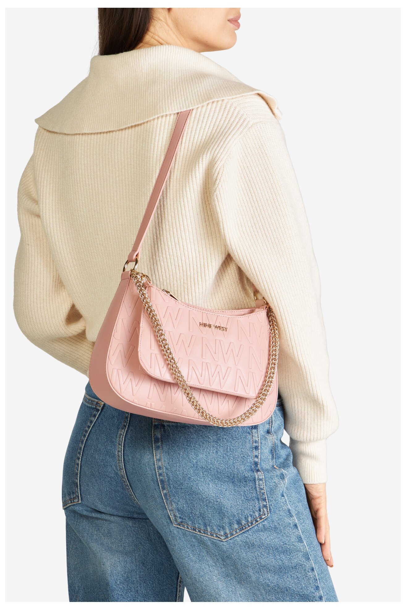 Torebka NINE WEST LX10045 Różowy
