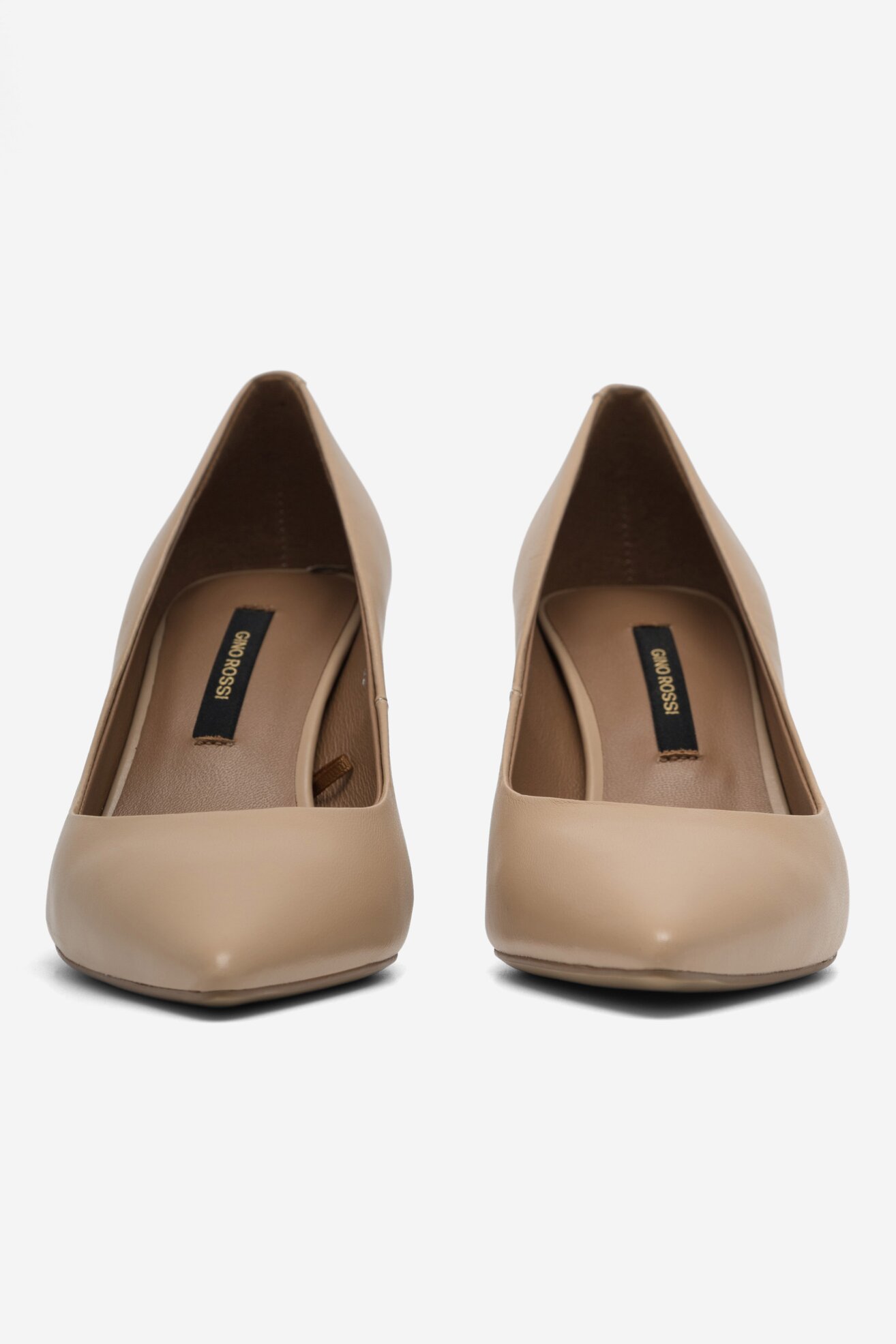 Czółenka Gino Rossi V255-03 Beżowy