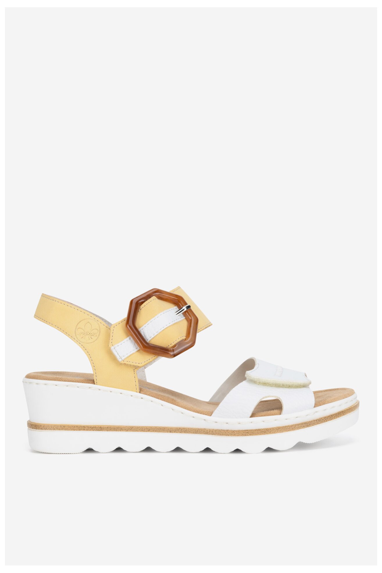 Szandál Rieker 67476-69 FEHÉR