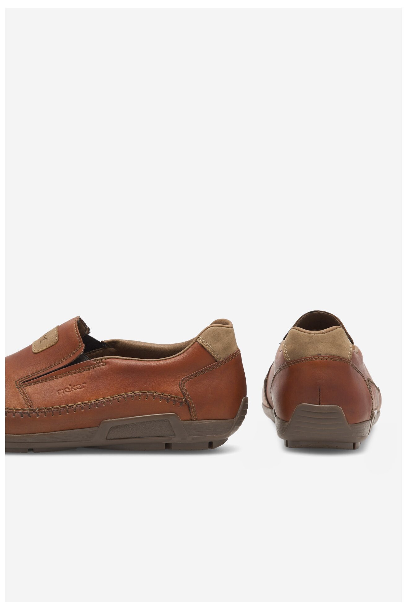 Polobotka Rieker 09053-24 STŘEDNĚ HNĚDÁ