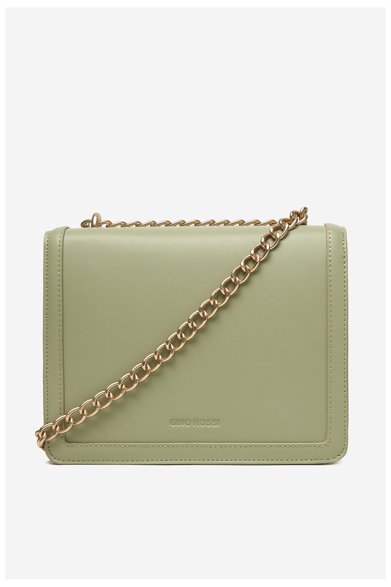 Сумка З Ремінцем Gino Rossi EO-KY129 СВІТЛО-ОЛИВКОВИЙ