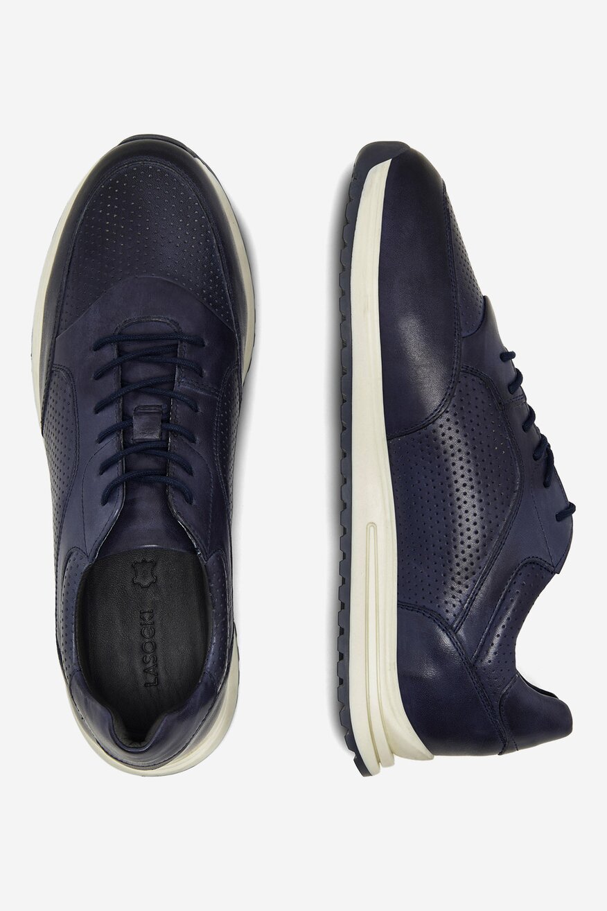 Lasocki - Sneakersy skórzane - 5905588449515
