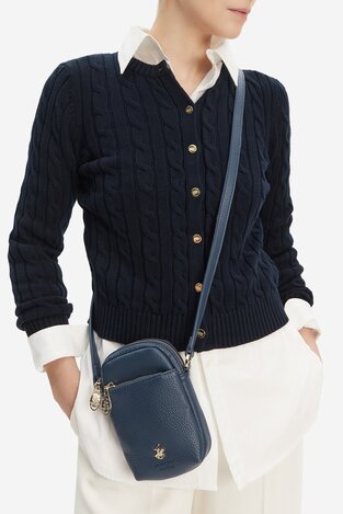Сумка З Ремінцем Beverly Hills Polo Club C-BHPC-L-004-08 ТЕМНО-СИНІЙ