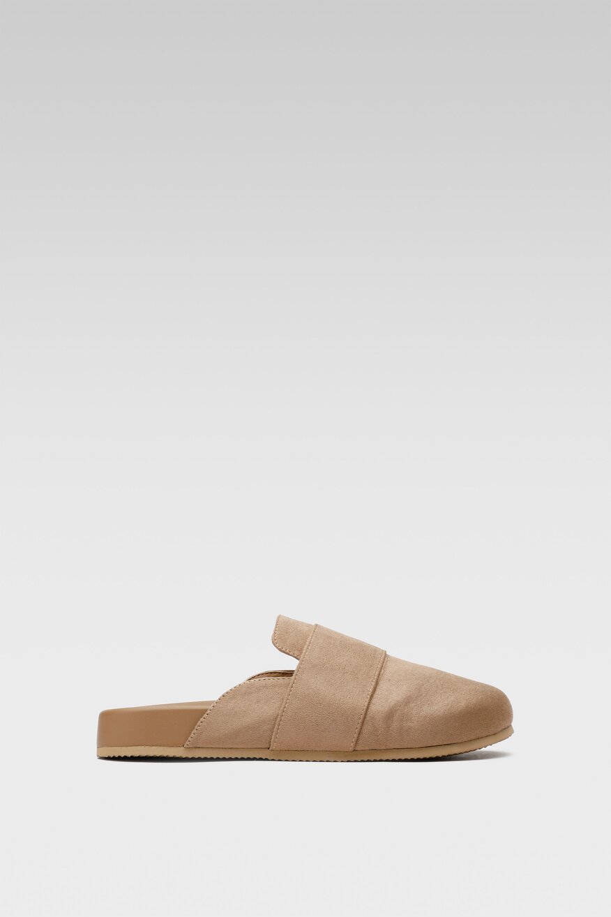 
                Jenny Fairy - Klapki mule beżowe - 5904248800284