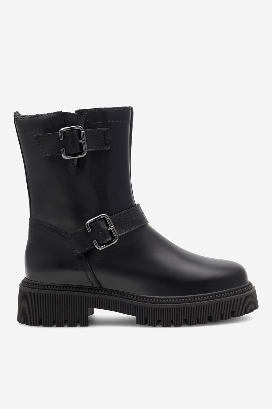 Lasocki - Skórzane botki - 5905588161127