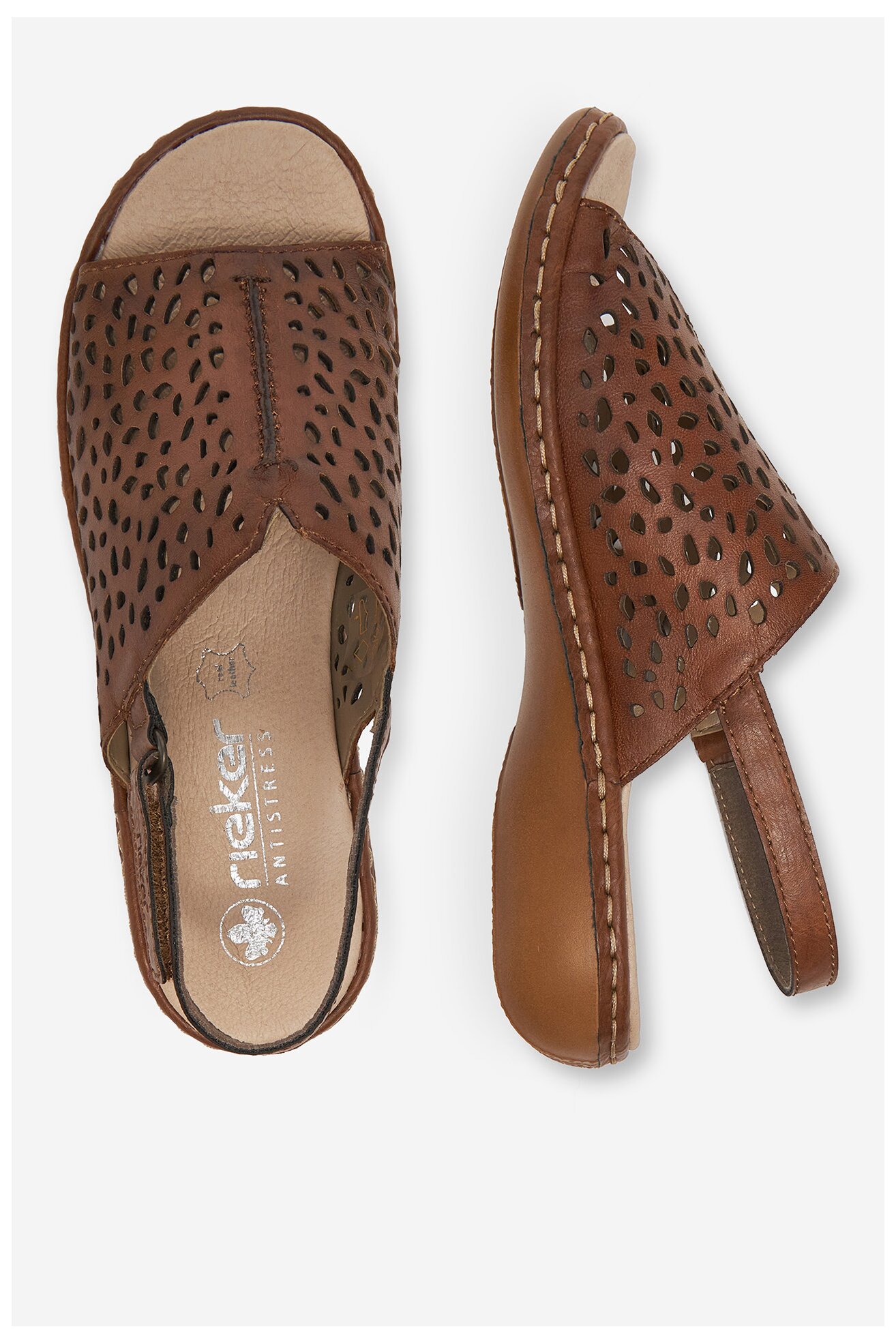 Sandale Rieker 65985-25 MARO ÎNCHIS