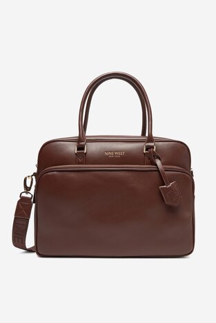 Сумка З Ремінцем NINE WEST CEO-EMMA-LA482-2847 ТЕМНО-КОРИЧНЕВИЙ
