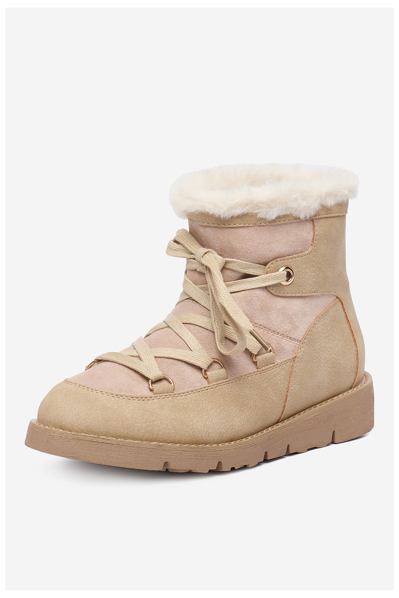 Ghete DeeZee 17125-1-BEIGE PU BEJ