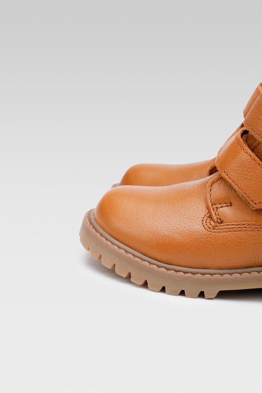 
                Lasocki Kids - Skórzane trzewiki brązowe - 5904862383187