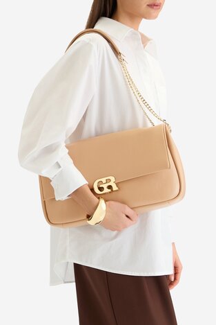 Сумка З Ремінцем Gino Rossi EO-LX10267 БЕЖЕВИЙ