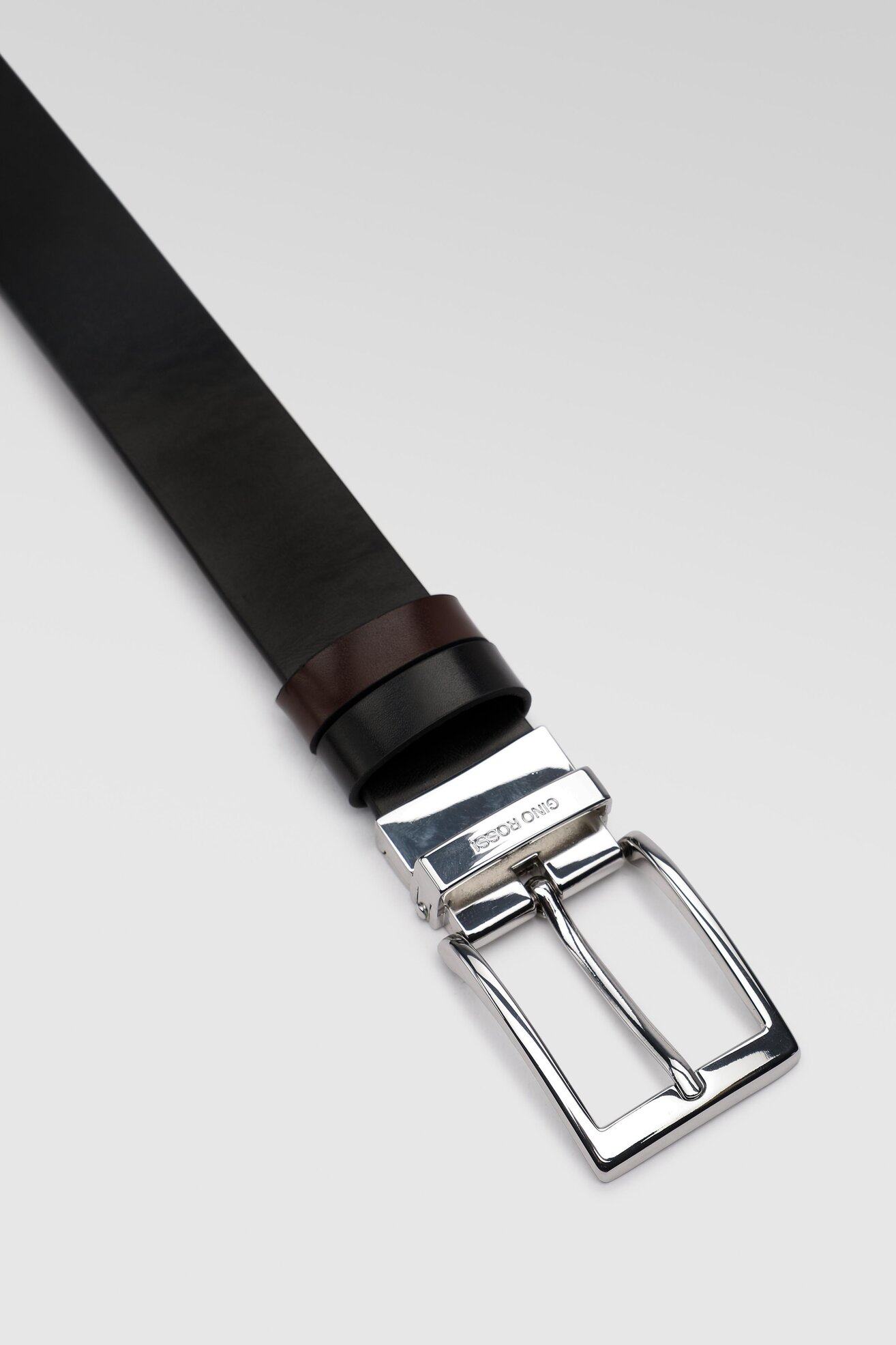 Pasek męski Gino Rossi AGB-L-308-18-07_90 Czarny