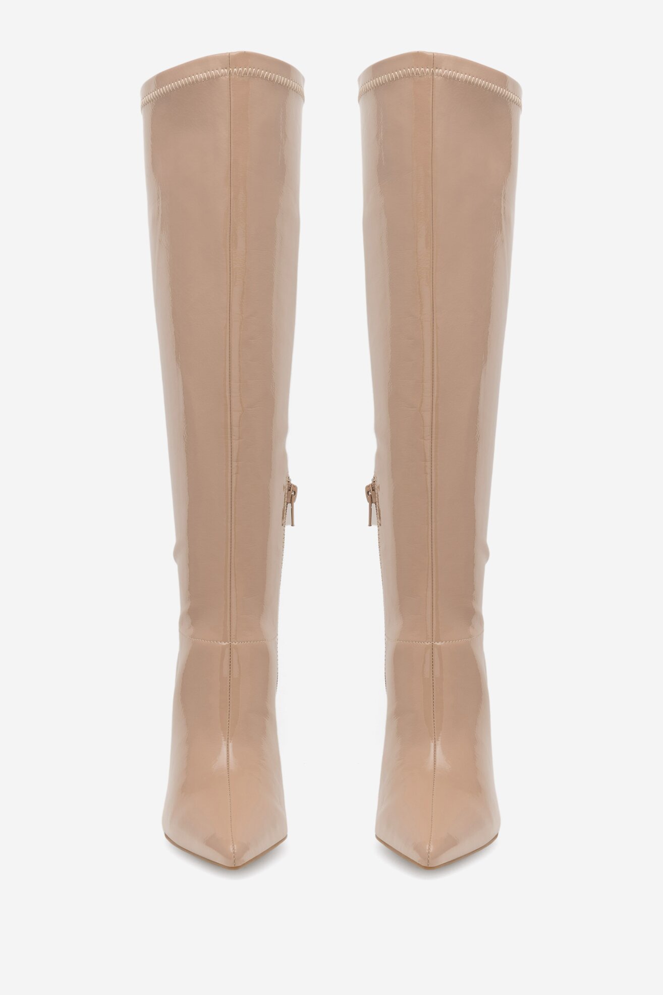 Kozaki NINE WEST SHARLEEZ 13196H Beżowy