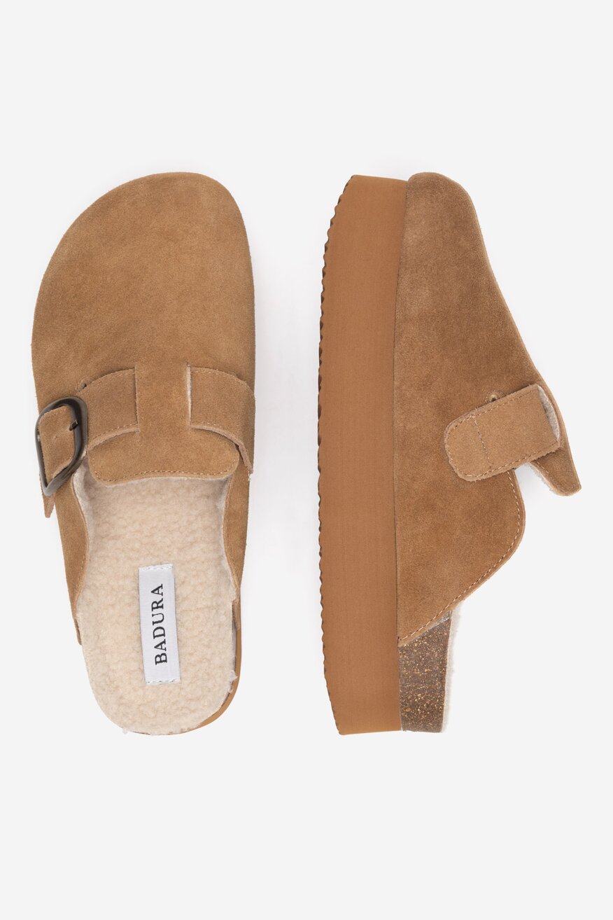 Badura - Mule zamszowe - 5905588986058