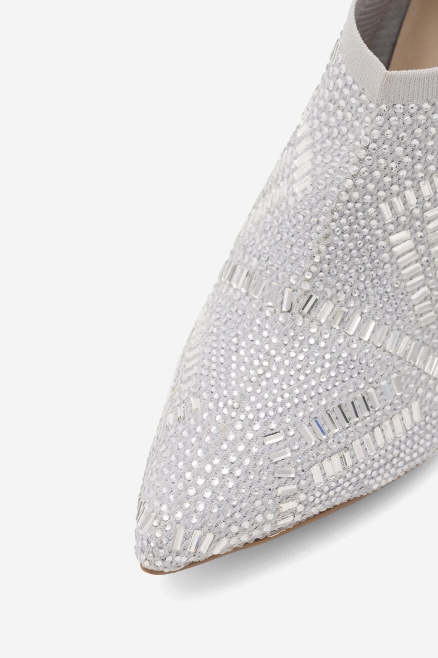 Kotníková obuv NINE WEST STŘÍBRNÁ - 5905588144564