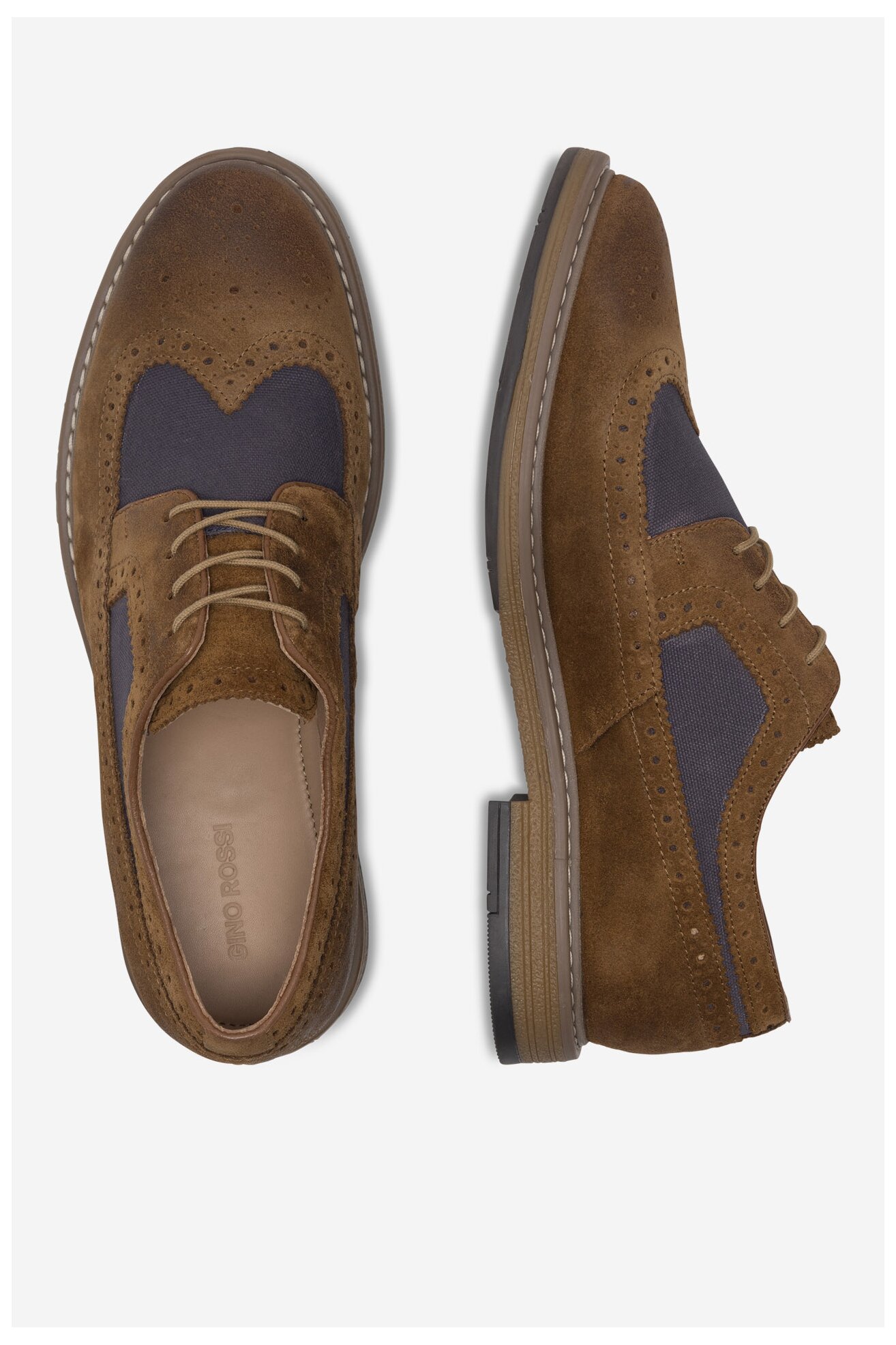 Pantofi casual Gino Rossi ADAMO-01W MI08 CREM