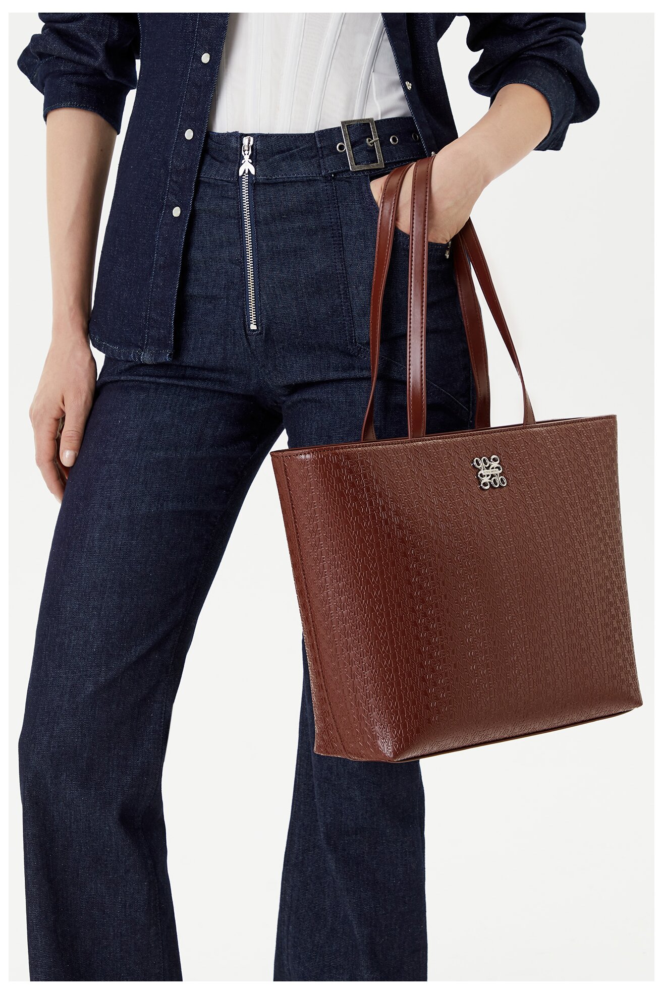 Kézitáska NINE WEST CEO-HAMPSHIRE-IV-LDA8170 BARNA