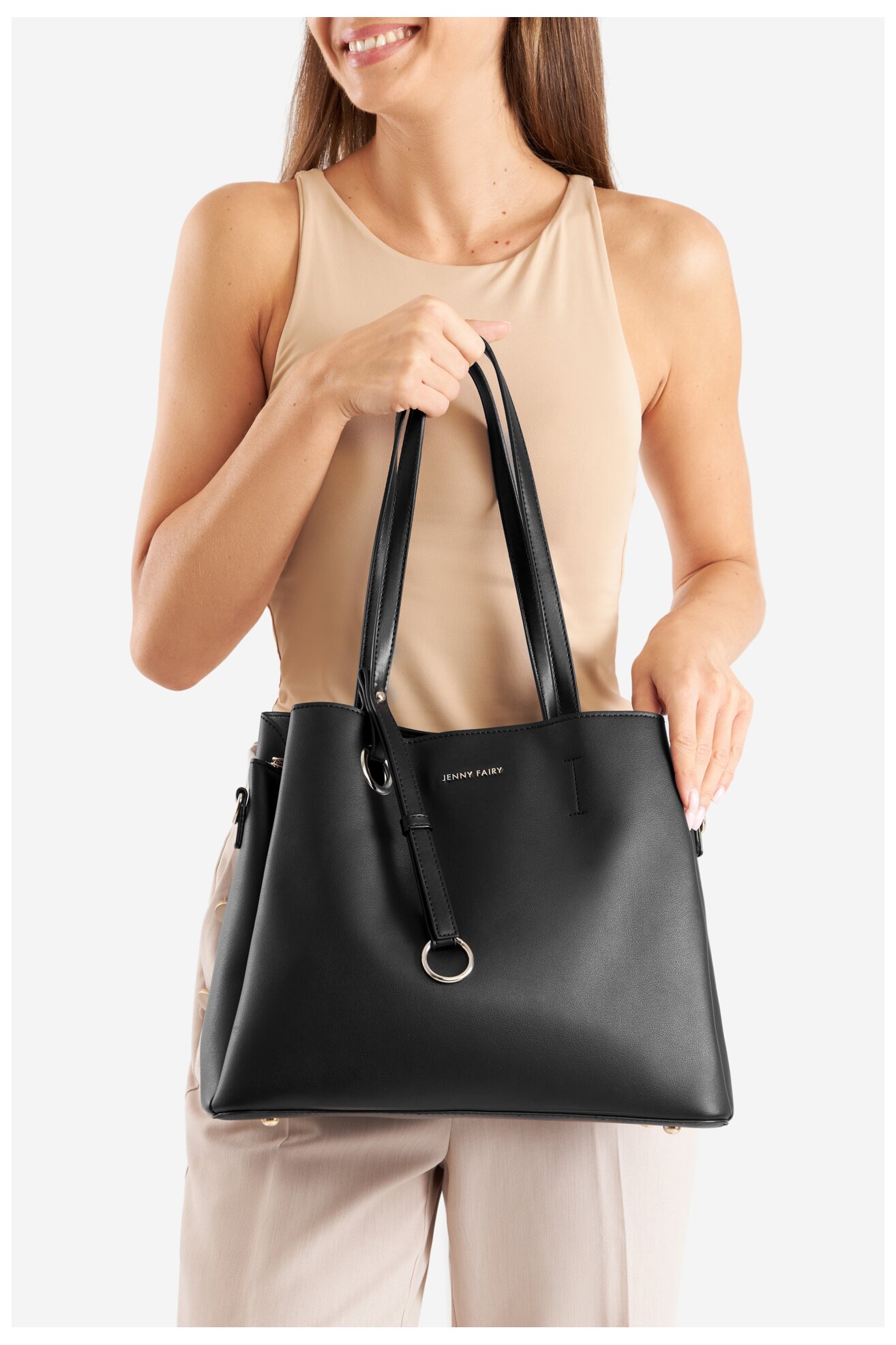 Kézitáska Jenny Fairy JFR-B-024-06 FEKETE