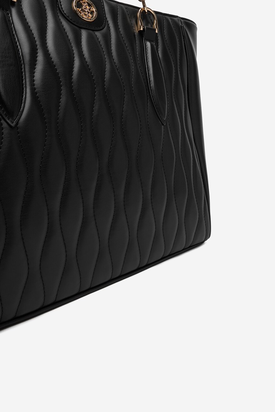 Дамска чанта Beverly Hills Polo Club ЧЕРЕН - 5906751598627