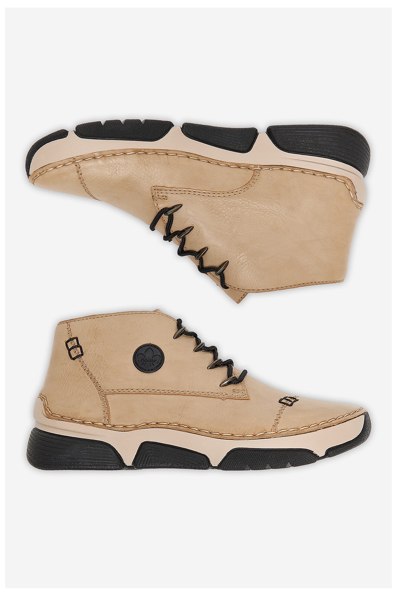Trzewiki Rieker 45902-60 Beżowy