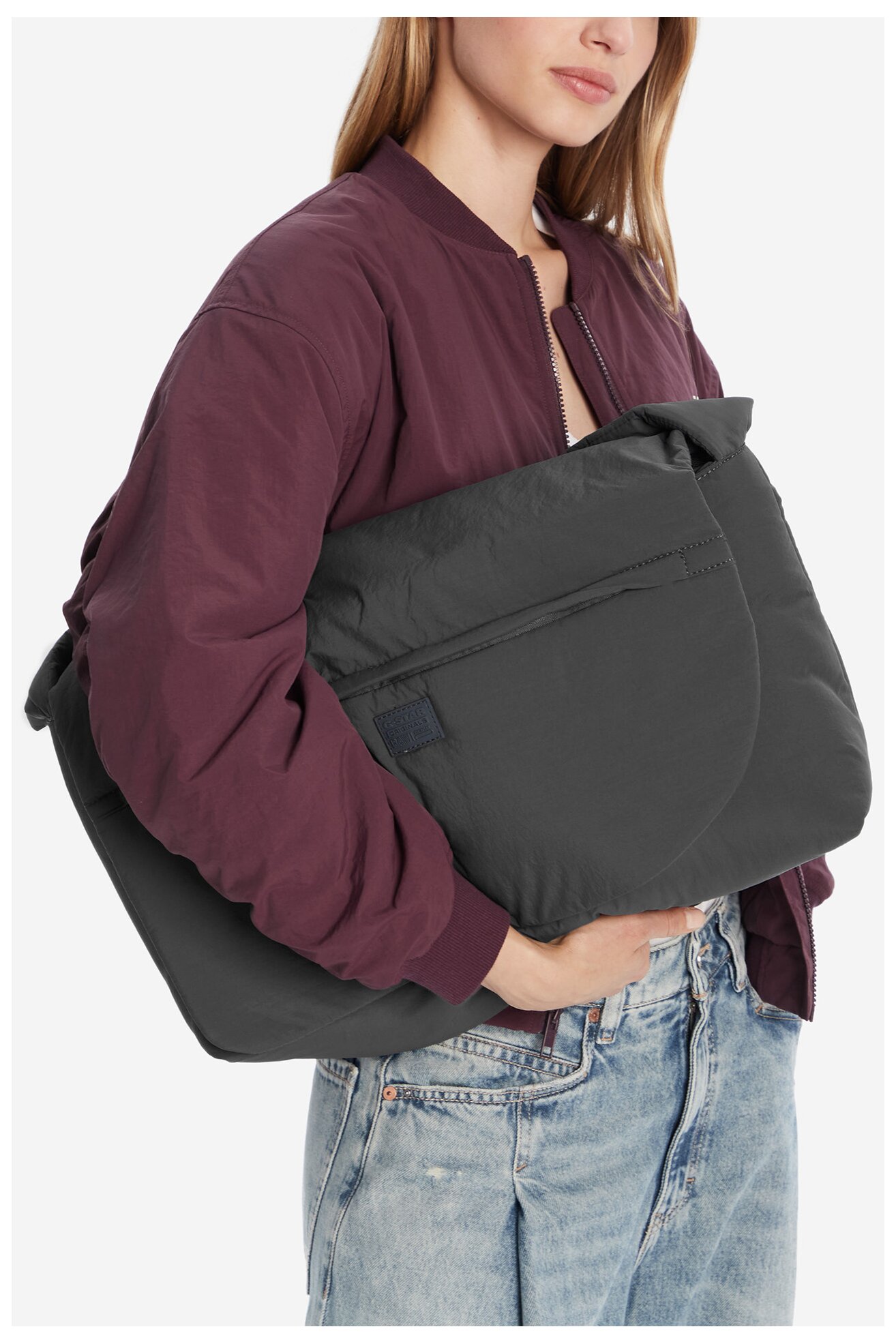 Kézitáska G-STAR RAW CEO-ELIJAH-XC8198 SÖTÉTSZÜRKE