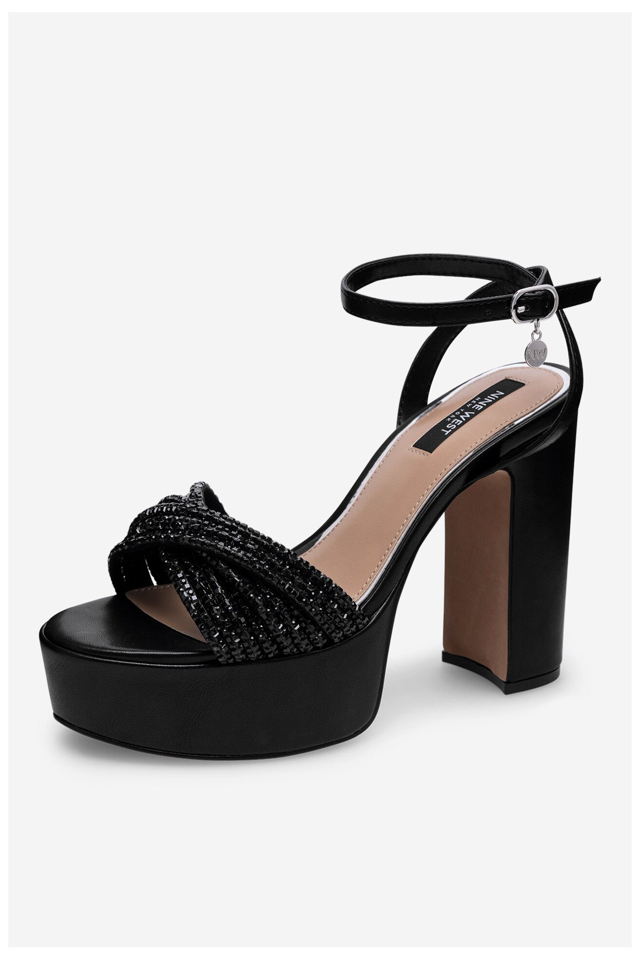 Szandál NINE WEST WFA2736-1 FEKETE