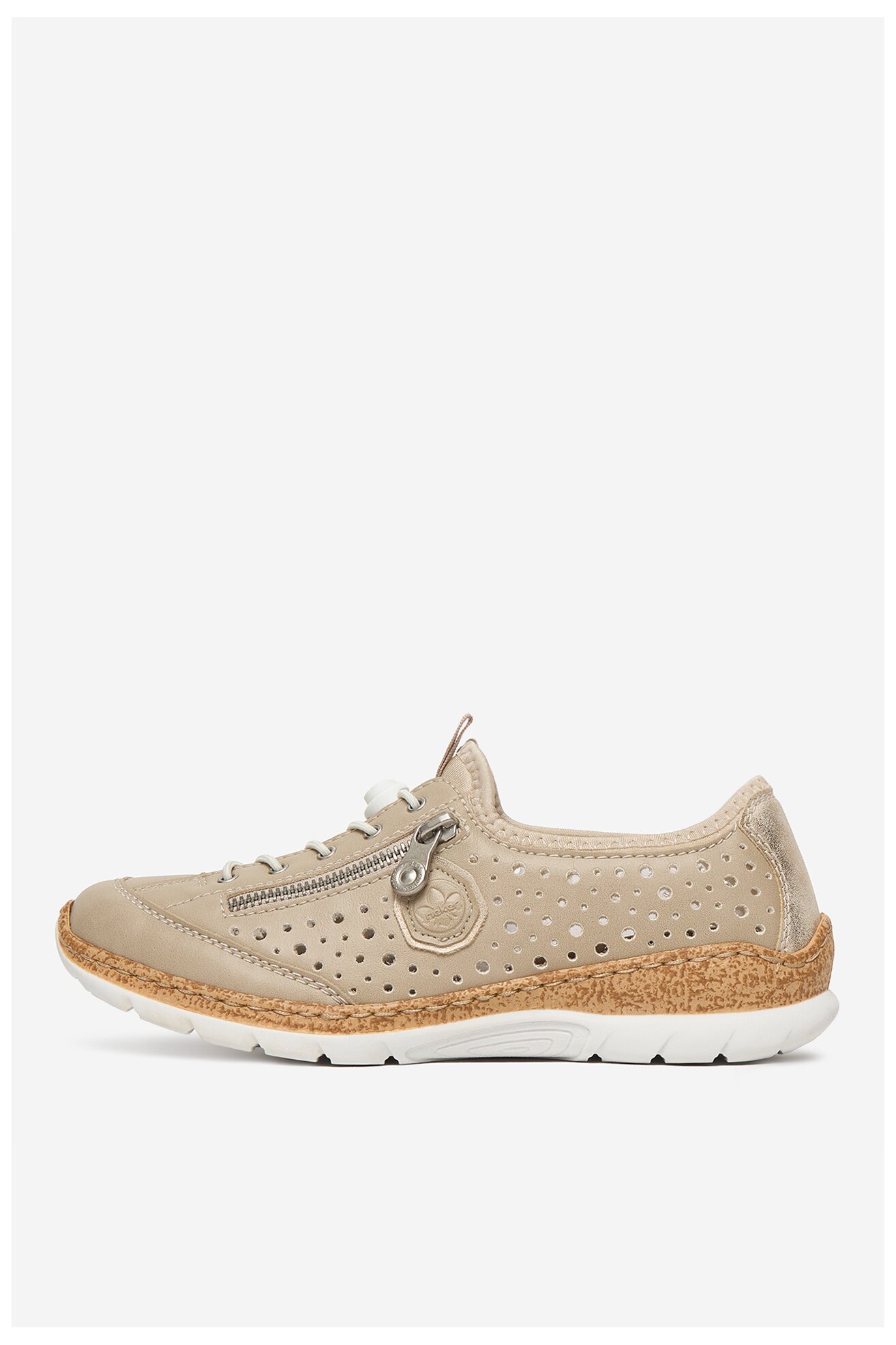 Половинки обувки Rieker CEO-N42P6-62 БЕЖОВ