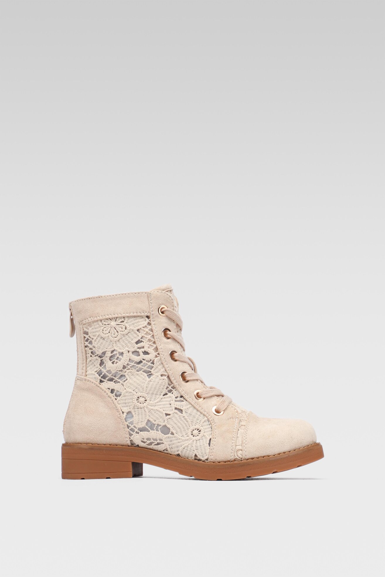 Trzewiki DeeZee WS2628-01 Beżowy